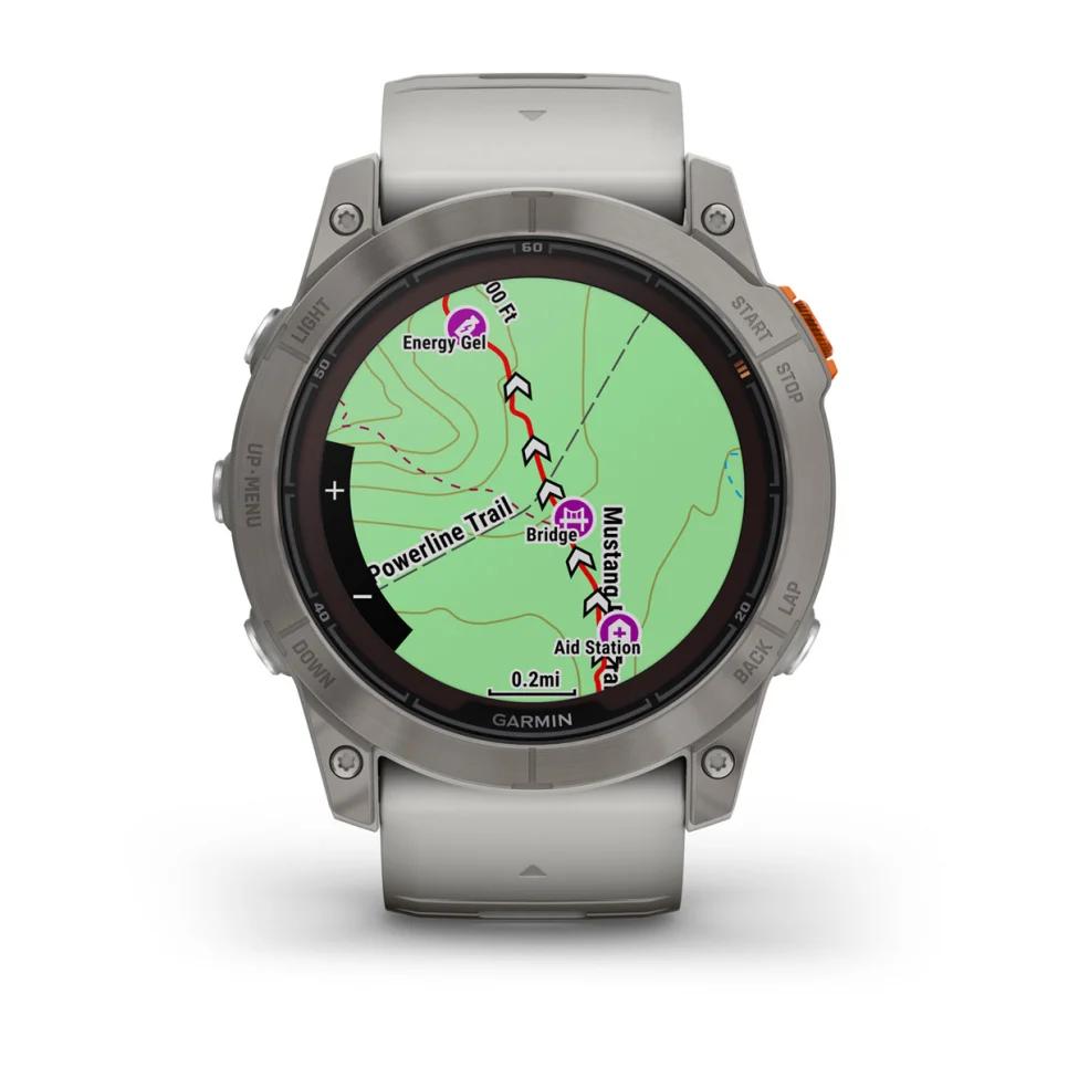 Đồng Hồ Garmin Fēnix 7X Pro–Sapphire Solar Edition Xám 51 mm
